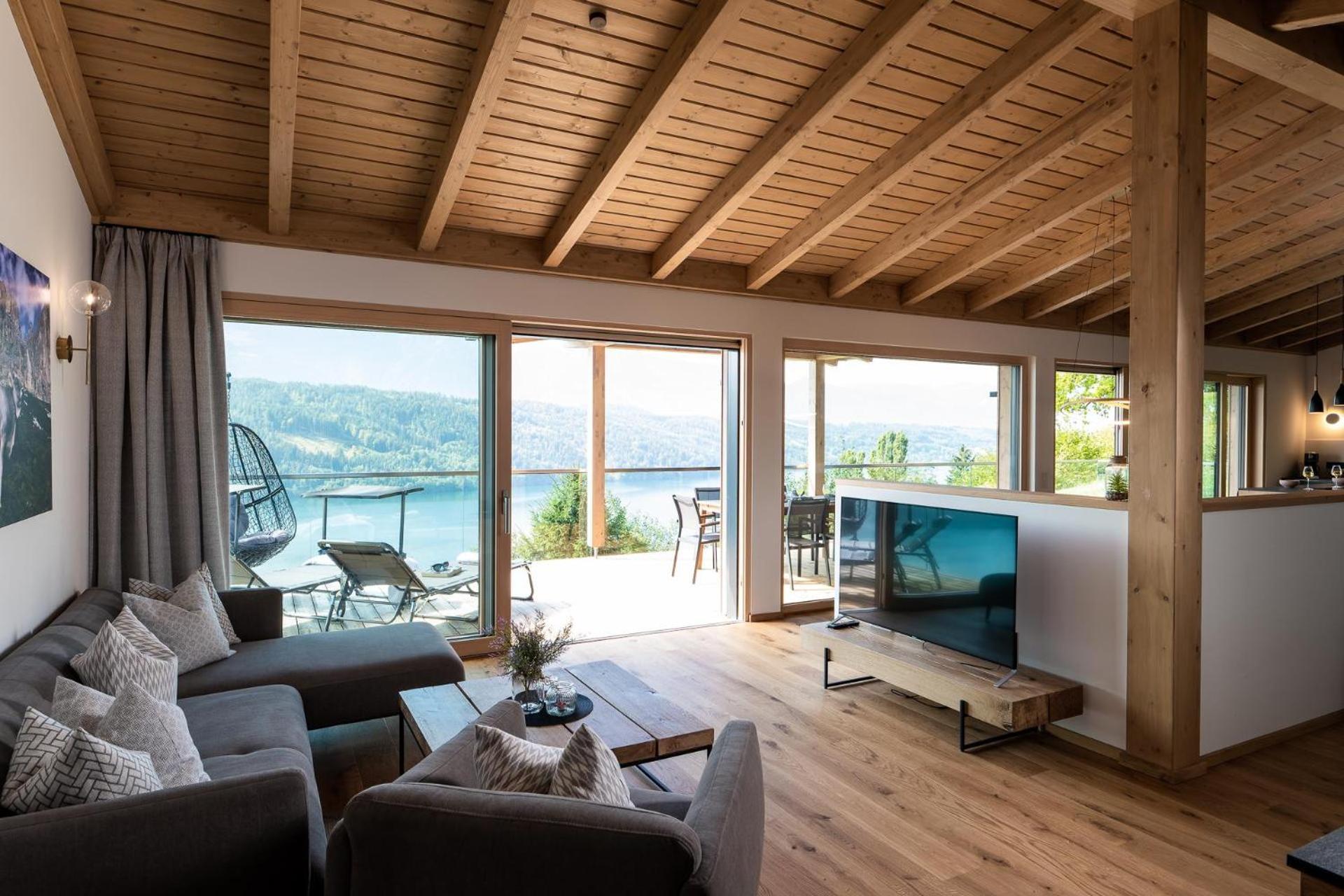 Chalet Seeblick มิลชตัทท์ ภายนอก รูปภาพ